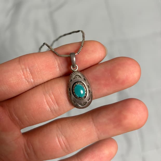 인디언 터키석 목걸이