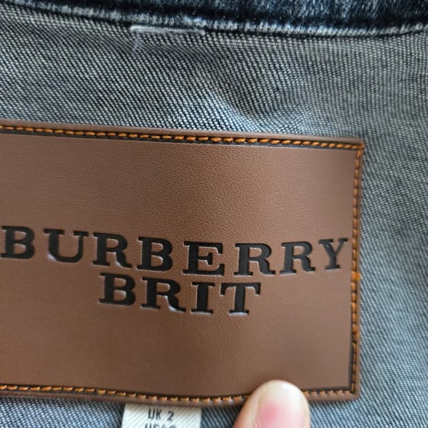 정품 버버리데님
