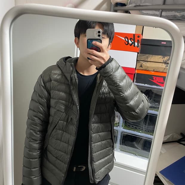 CP 컴퍼니 DD쉘 고글 경량패딩 L