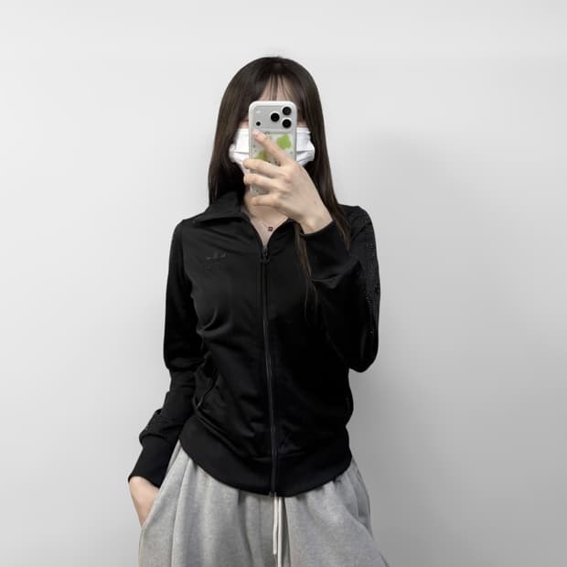 아디다스 파이어버드 큐빅 트랙탑 져지 블랙