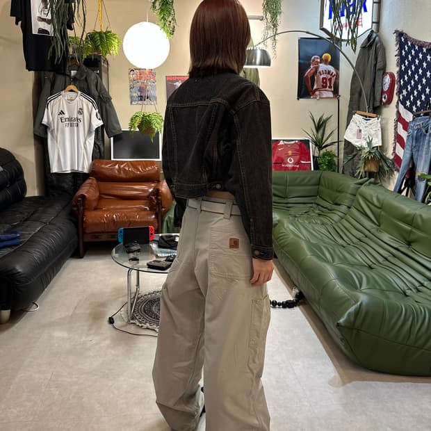 칼하트 B151 싱글니 TAN 카펜터 덩가리 핏