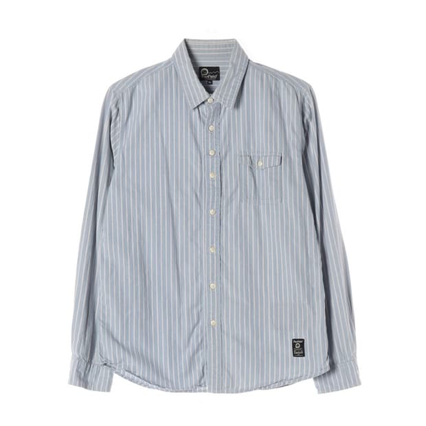 펜필드 로고 패치 스트라이프 옥스포드 셔츠 XL