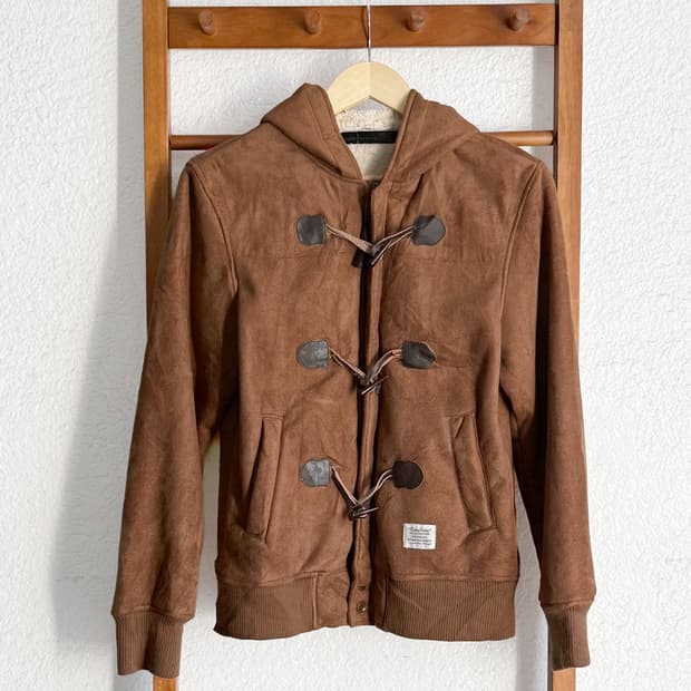 코코아 트레일 더플 후드 점퍼