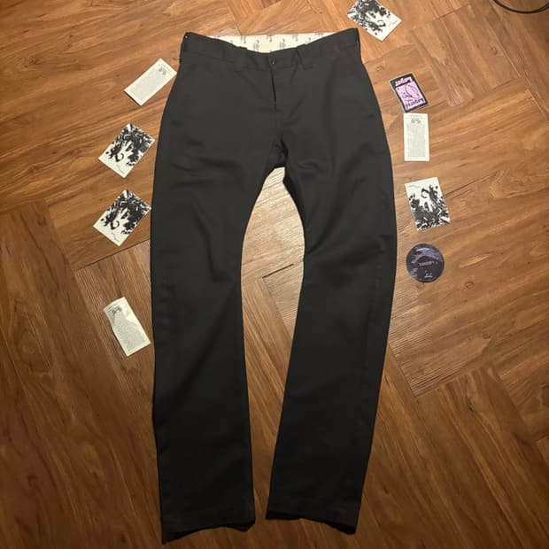 LEE japan x nano universe 슬림핏 커브드 워크팬츠
