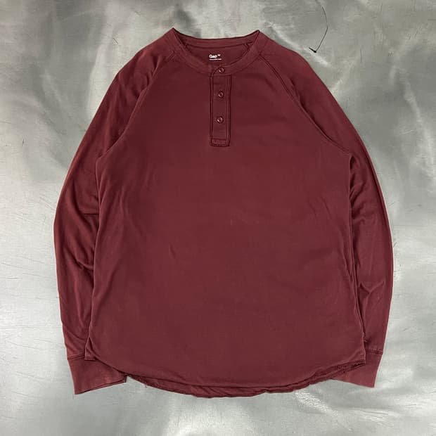  갭 헨리넥 티셔츠 y16276