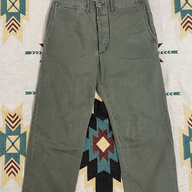 RRL 헤링본 필드 치노 팬츠(32x32)