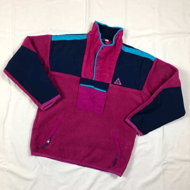 90s 나이키 acg 데빌스 타워 풀오버 플리스