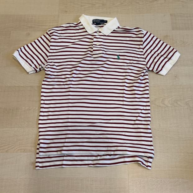 폴로 재팬 스트라이프 피케 티셔츠