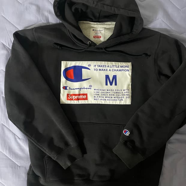 챔피온 슈프림 18FW 후드티