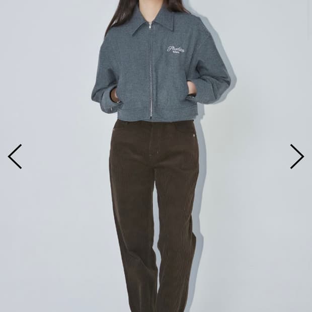 WMM 스튜디오 울 집업 자켓