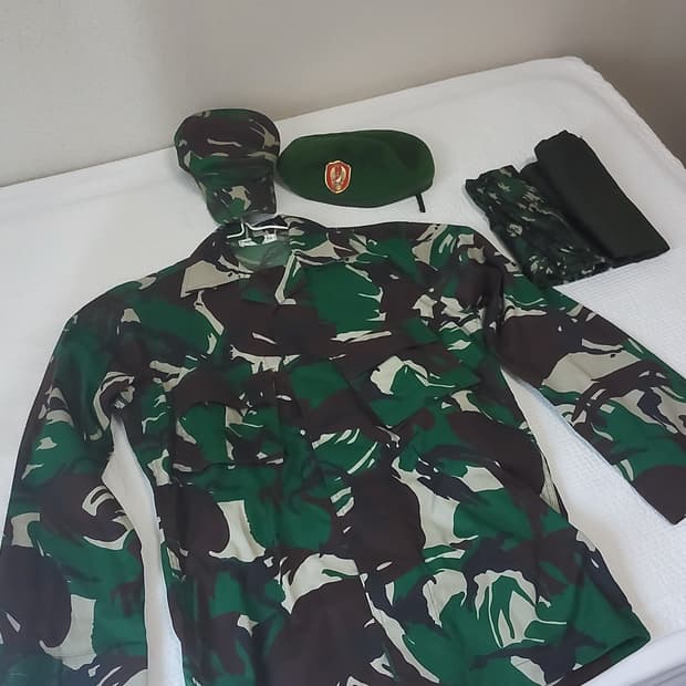 오리지널 인도네시아 국군 전투복 풀세트 판매합니다