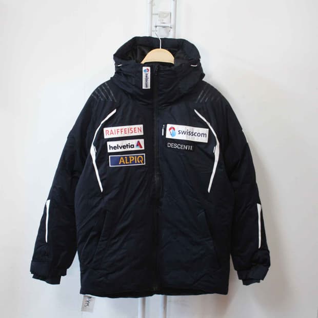 W-3993/데상트 정품 남성용 스키팀 오리털 패딩 100