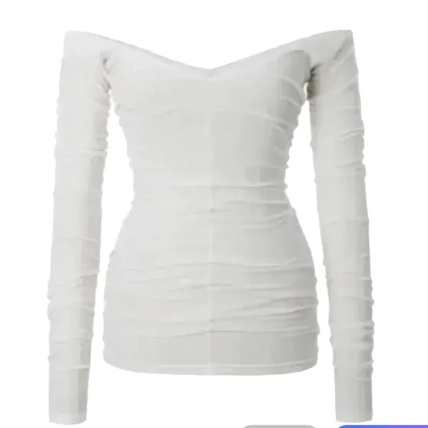 쓰리타임즈 slim v off tee멜란지 슬림 브이티