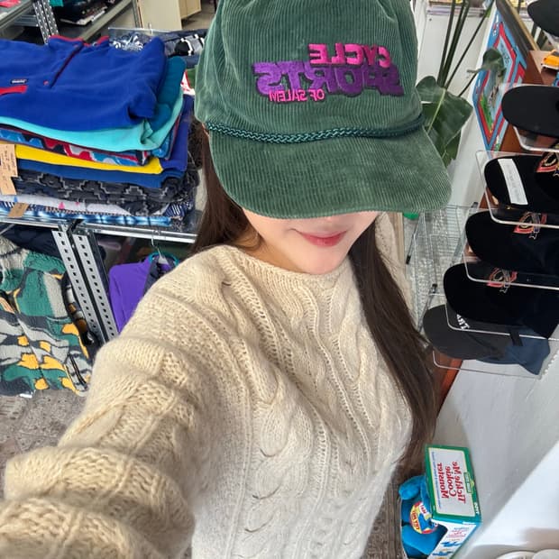 살렘 코듀로이 캡