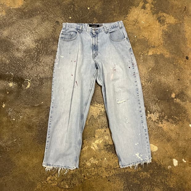빈티지 90s 리바이스 실버탭 데님 팬츠