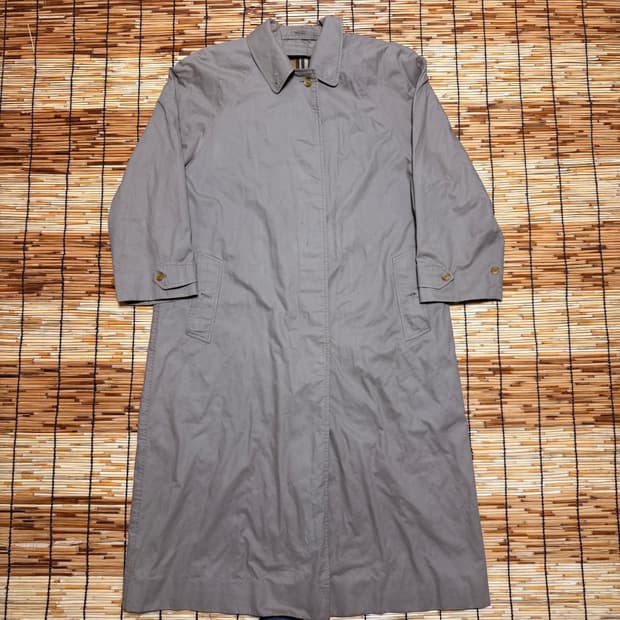 버버리 노바체크 싱글 카 코트 정품