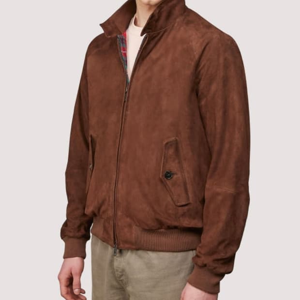 바라쿠타 스웨이드 자켓 초콜릿 40