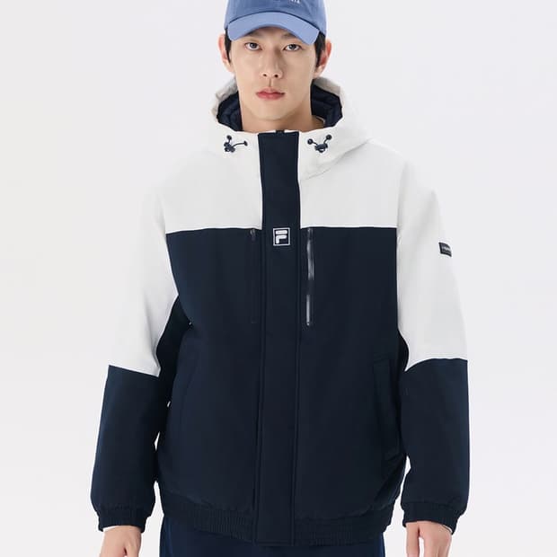 휠라 FILA 하드쉘 패딩 자켓 (FS2JKG4102XSWH) XL