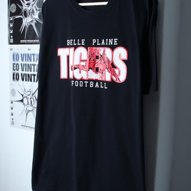 (XL-3XL) 길단 반팔 티셔츠 USA 빅사이즈 타이거-H30169