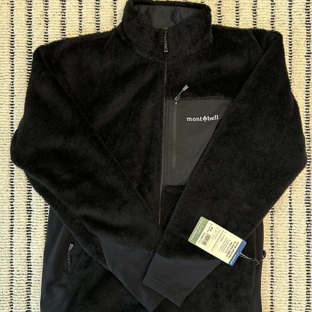 몽벨 블랙 후리스 (새제품)