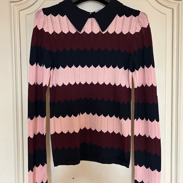 산드로 카라 포인트 니트