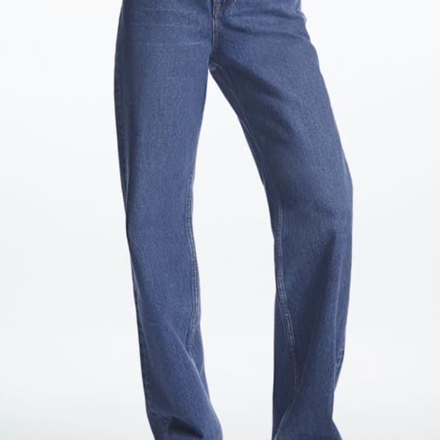 Cos 코스 청바지 스트레이트 레그 루즈 핏 엑스트라 롱 진