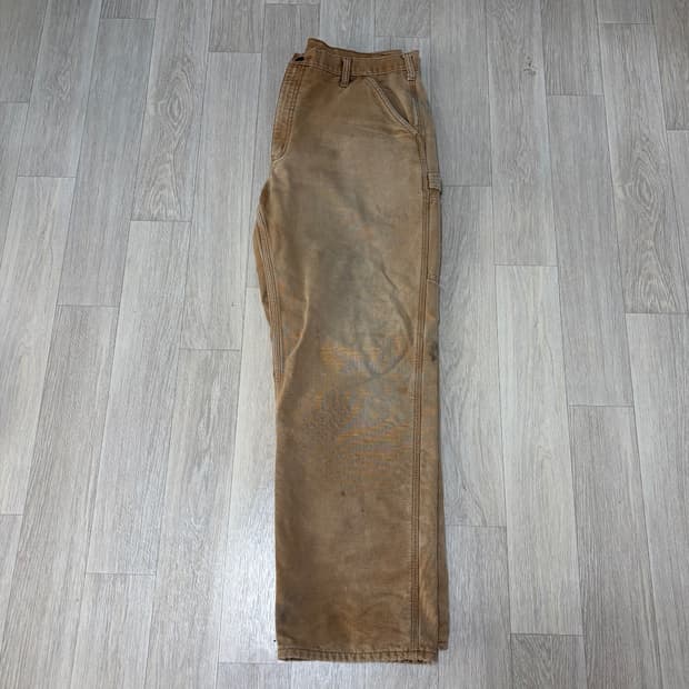 carhartt single knee pant brn 36x32