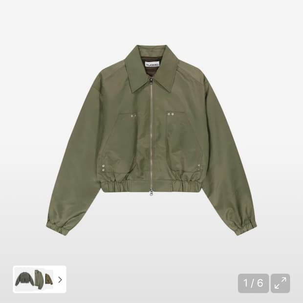 TUOMIO 뚜오미오 러플 봄버 자켓