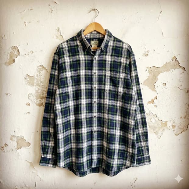L.L.Bean 타탄 체크 셔츠