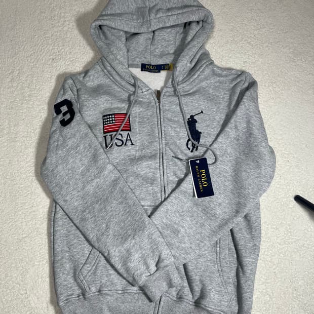 빈티지) 폴로 란프로렌 USA 후드집업