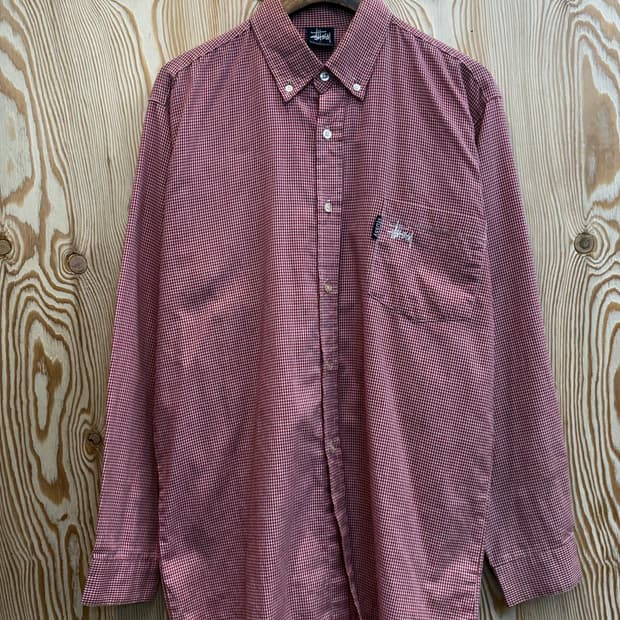 90’s 스투시 체크 셔츠