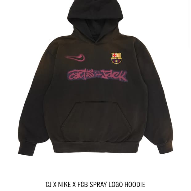 나이키 X 트레비스 스캇 X 바르셀로나 후드 L
