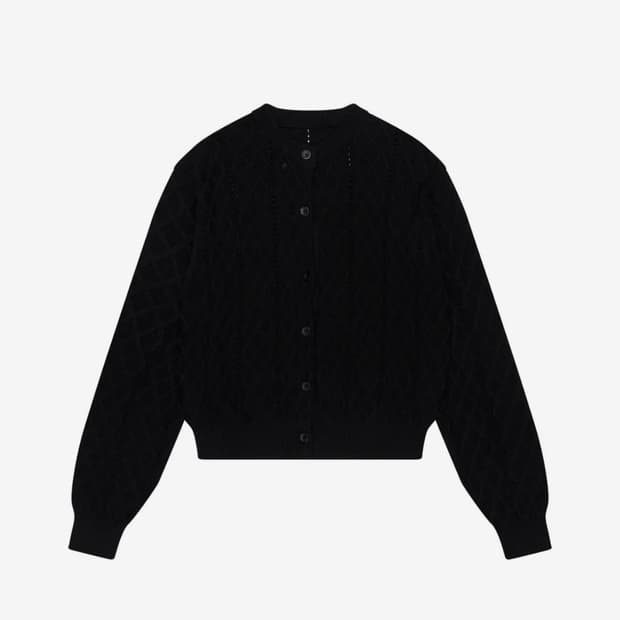 아캄 Mixed Pattern Cardigan