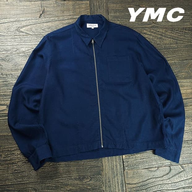 [YMC] 집업 블루종 자켓 네이비 M20647