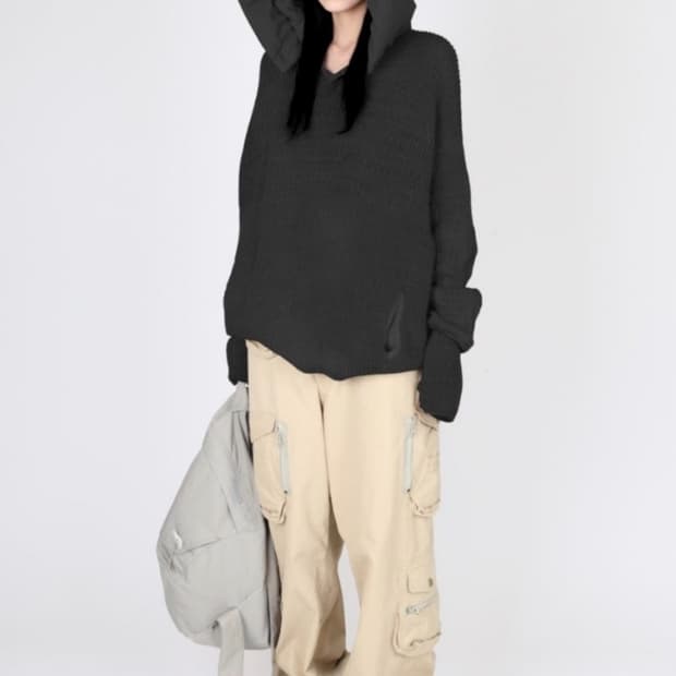 (구매글) 혜인서 후디드 니트