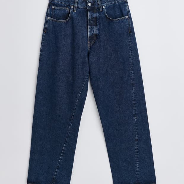 32/32 선플라워 와이드 트위스트 데님 린스블루 판매합니다.