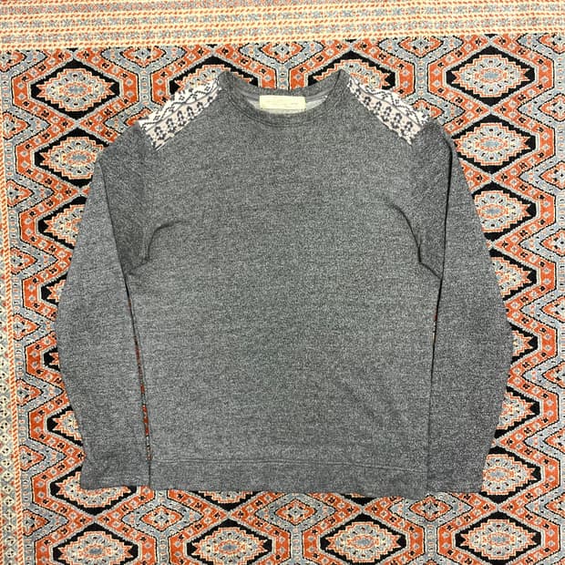 써스데이아일랜드 그레이 맨투맨 여성XL