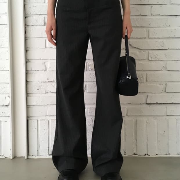 로우웨스트 스트라이프 슬랙스 m