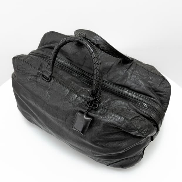 보테가베네타 레더 더플 백