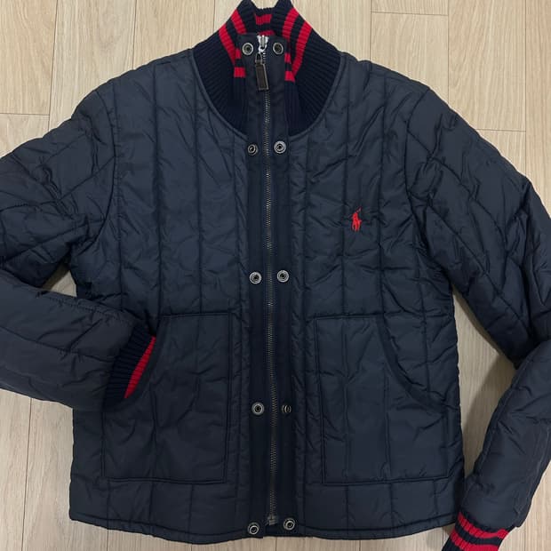 폴로 해외판 두툼 누빔 크롭자켓 레어템 44-55