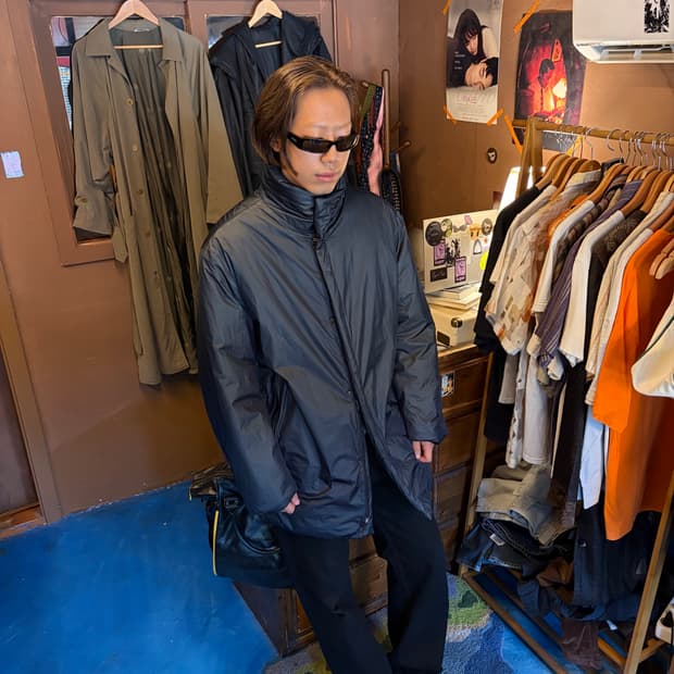 00s Hugo boss 휴고 보스 고어텍스 미니멀 패딩