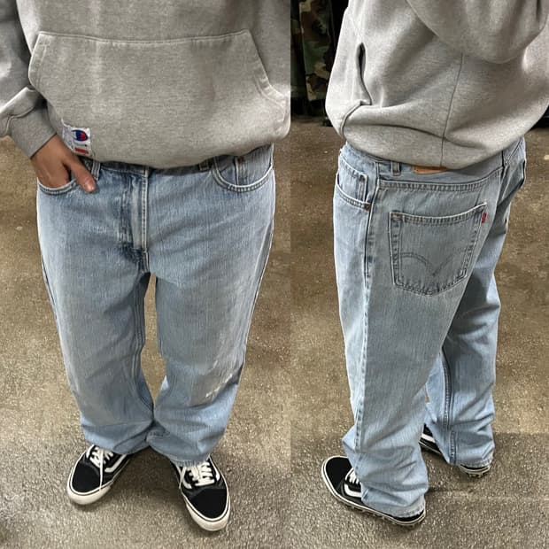 00s Levis550 데님 팬츠 (34”)