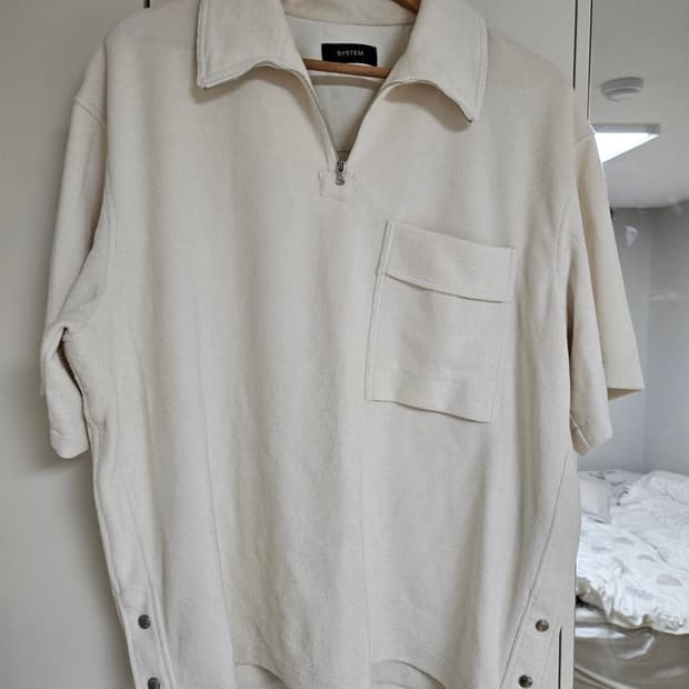 시스템옴므 테리 반팔 티셔츠