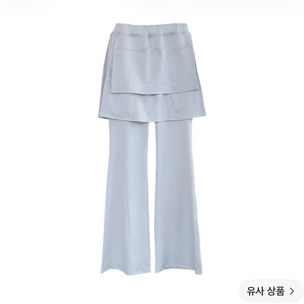 Jichoi ss23 에이프런 스커트 팬츠 pearl grey