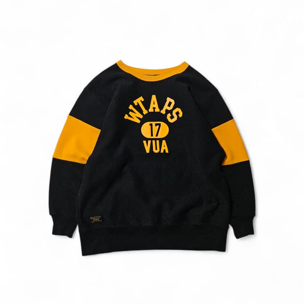 17ss Wtaps 더블탭스 QB 스웻셔츠 맨투맨 M