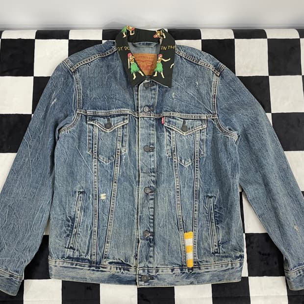 Levi's 리바이스 리워크 하와이안 카라 데님 자켓 (L)