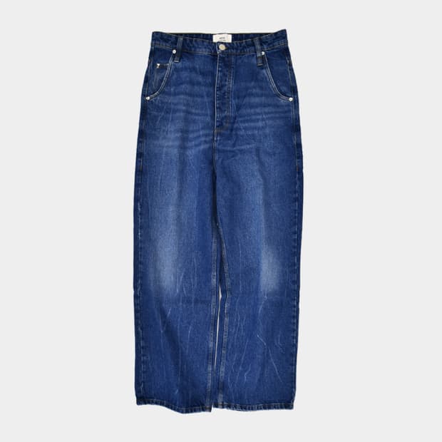 아미 배기핏 유즈드 블루 (32새상품)