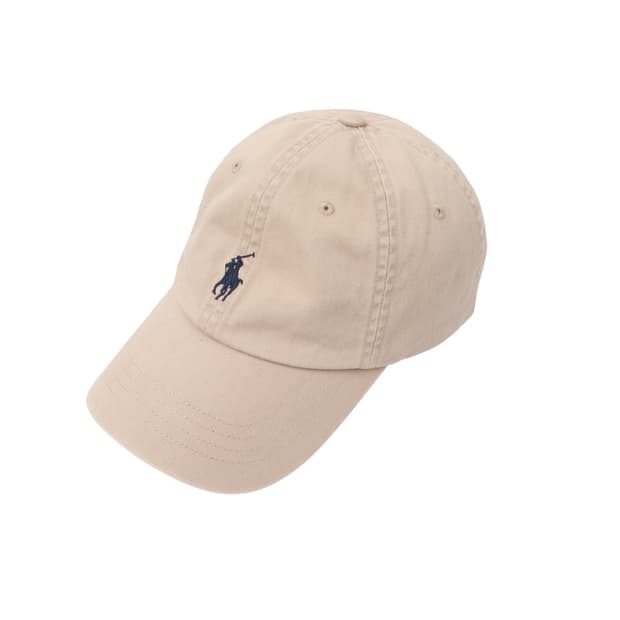 폴로 랄프로렌 신형 QR 베이지 코튼 볼캡