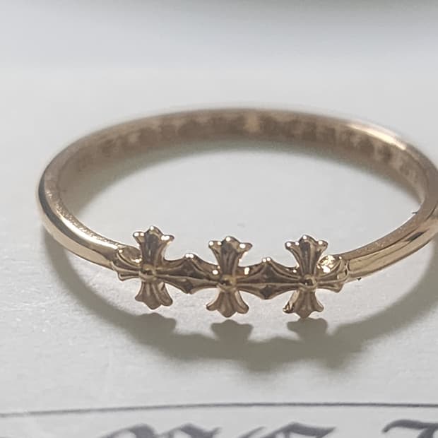 크롬하츠 버블검링 3ch 골드 9사이즈