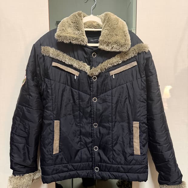 디스퀘어드 퍼 패딩